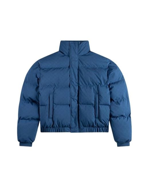 Daily Paper Renako Monogram Puffer Jacket in Blue für Herren
