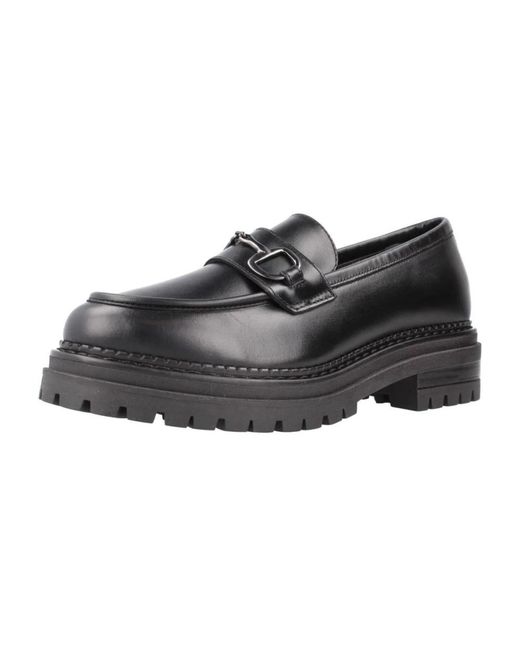 Nero Giardini Black Loafers
