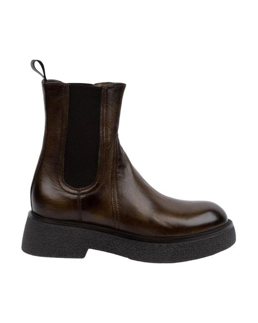 Mjus Brown Chelsea Boots
