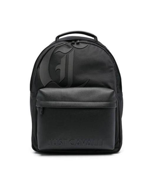 Just Cavalli Black Backpacks for men