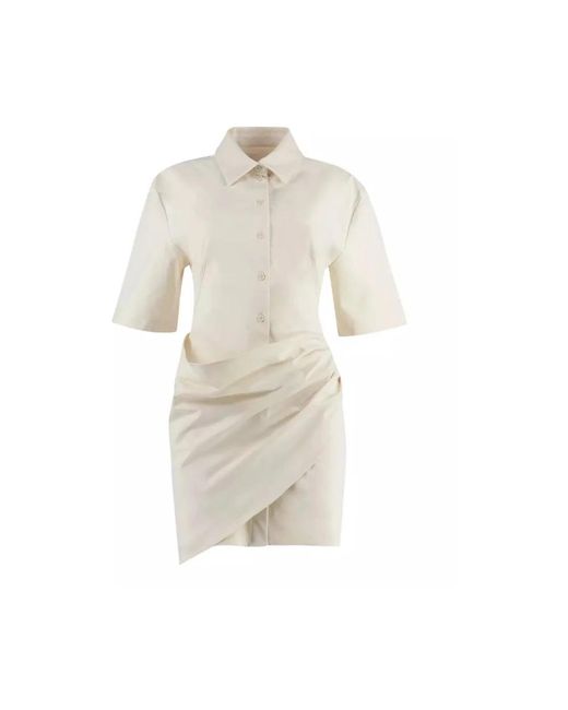Jacquemus White Short Dresses