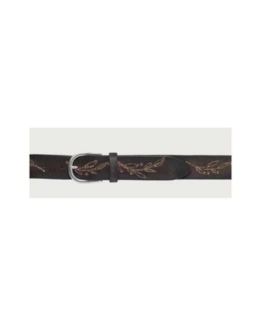 Orciani Black Belts for men