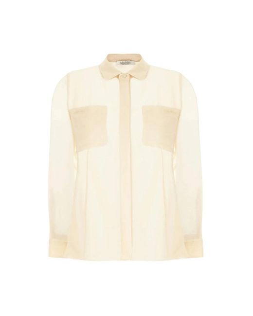 Shirts Max Mara de color Natural