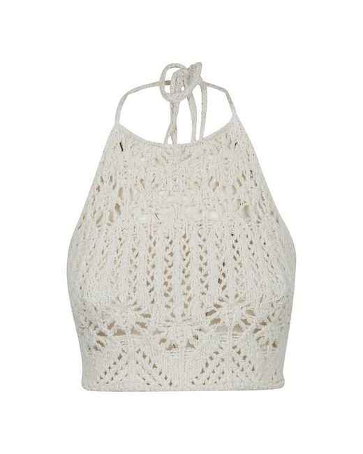 Alanui White Sleeveless Tops