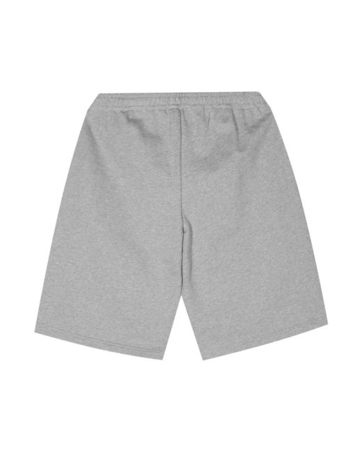 Y. Project Bedruckte logo bermuda shorts in Gray für Herren