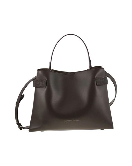 Brunello Cucinelli Black Shopping Bags