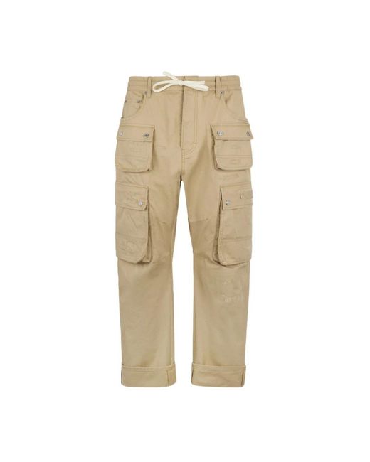 DSquared² Multipocket Kawaii Pant in het Natural voor heren