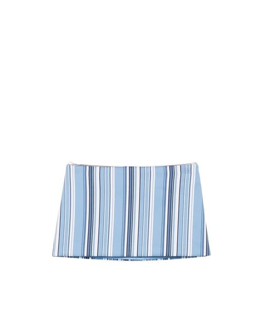 Frankie Shop Blue Short Skirts