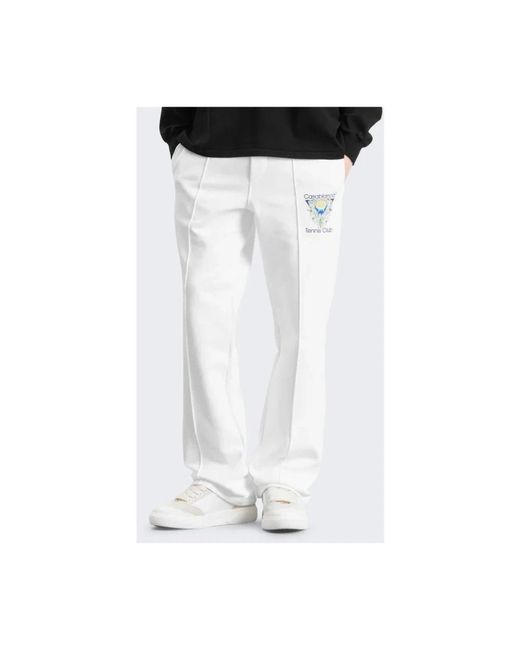 Casablanca Broeken ,Wit ,Katoen Tennis Club Icon Pintuck Jogger in het White voor heren