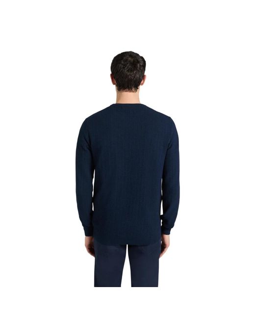 Harmont & Blaine Blue Round-Neck Knitwear for men