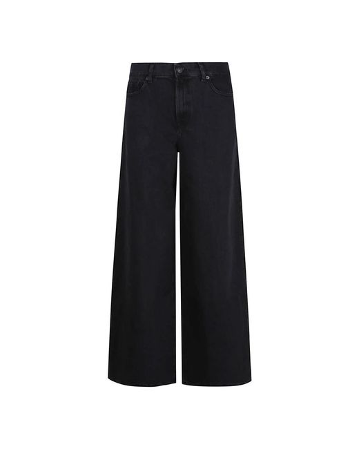 Wide Jeans 7 For All Mankind de color Blue