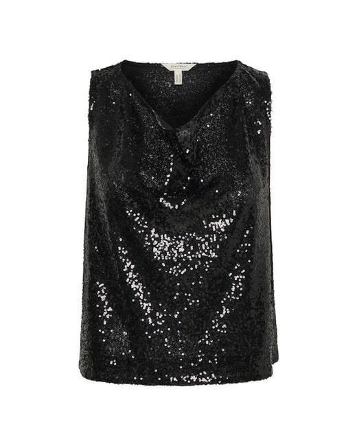 Part Two Black Sleeveless Tops