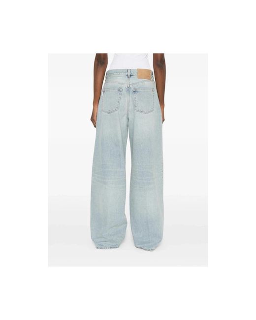 Haikure Blue Loose-Fit Jeans