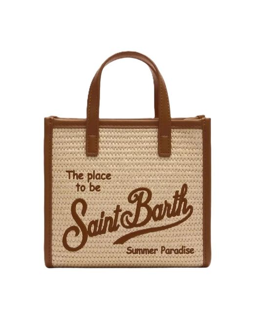 Mc2 Saint Barth Brown Shopping Bags