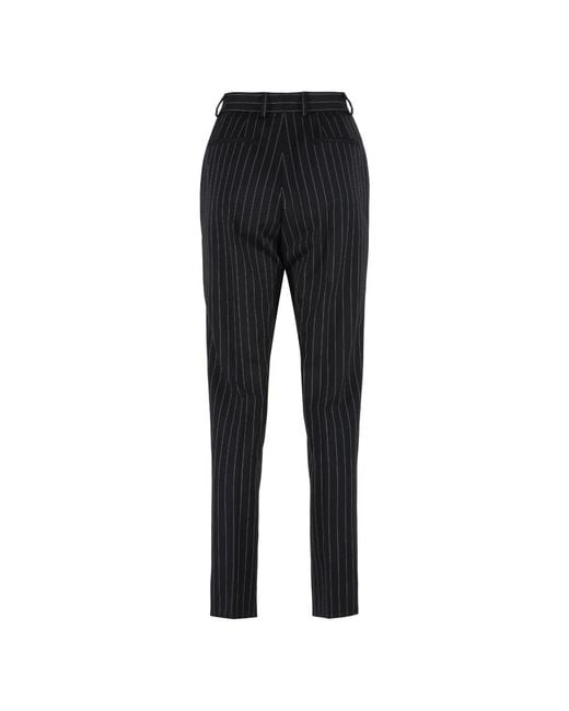Dolce & Gabbana Slim-Fit Pantalon in het Black