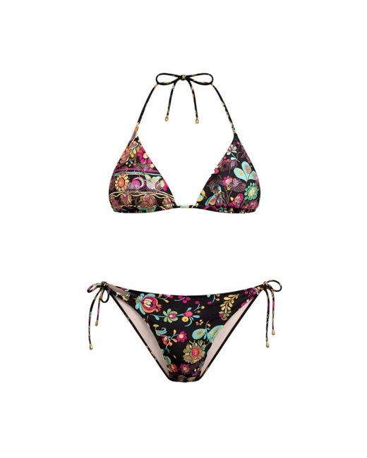 Miss Bikini Triangle Bikini in het Black