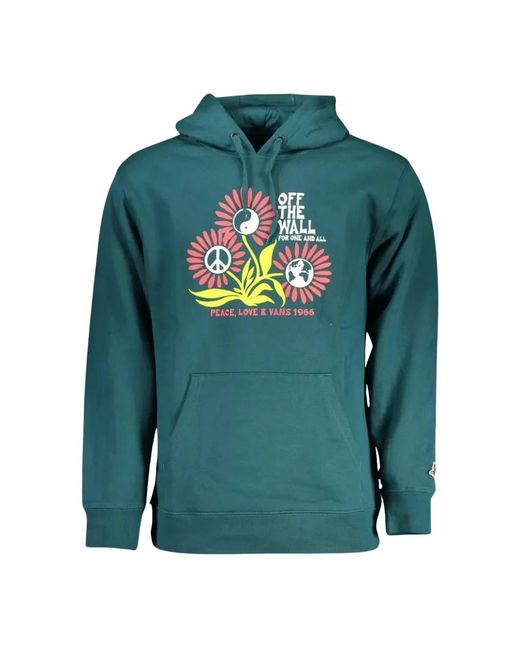 Vans Hoodies & Sweatvesten ,Groen ,Katoen Hoodies in het Green voor heren