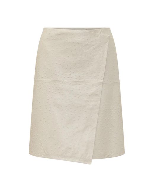 Loulou de Saison Natural Leather Skirts