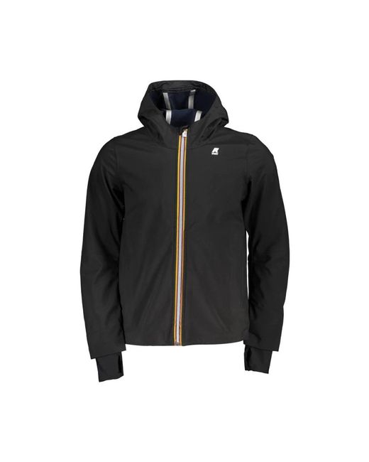 K-Way Black Light Jackets for men