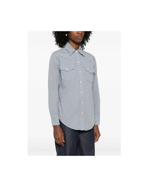 Shirts A.P.C. de color Blue