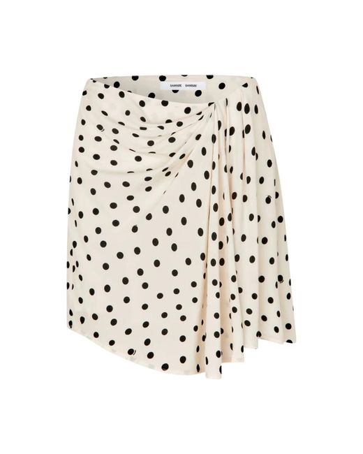 Short Skirts Samsøe & Samsøe de color Natural