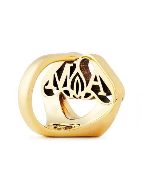 McQueen Metallic Rings