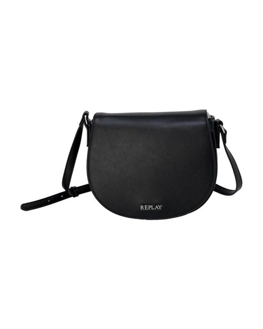 Replay Black Cross Body Bags