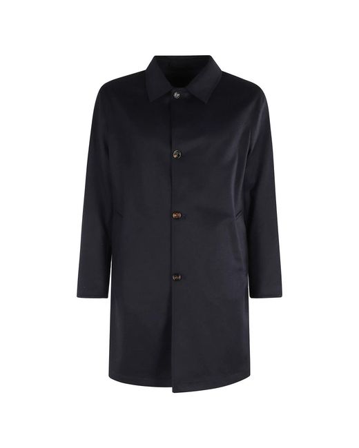 KIRED Black Single-Breasted Coats for men