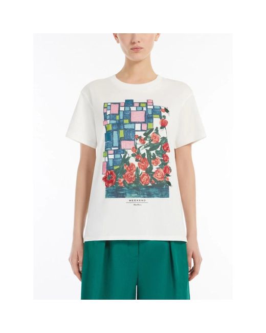Weekend by Maxmara T-Shirts in het White