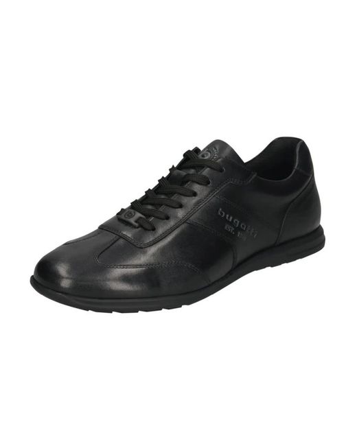 Bugatti Leren Sneaker in het Black voor heren