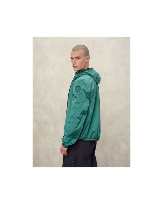 Light Jackets Blauer de hombre de color Green