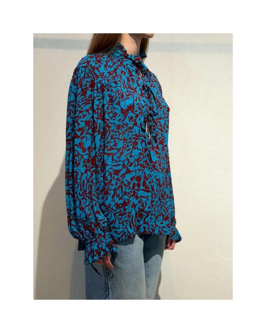 Dries Van Noten Hemden in het Blue