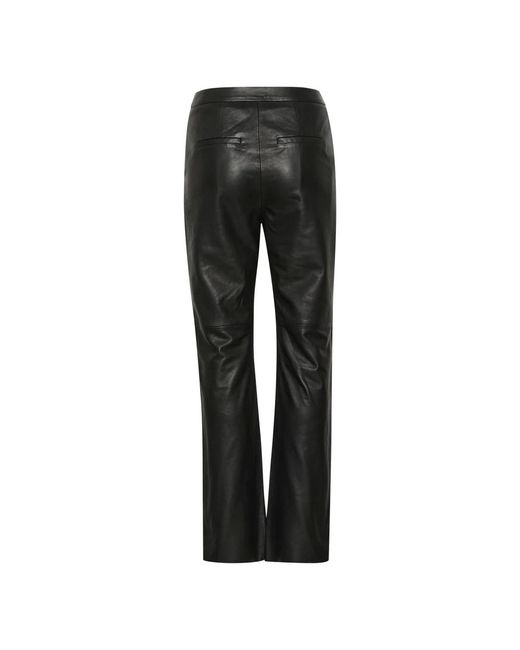 Part Two Black Wide Trousers