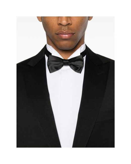 Corneliani Black Single Breasted Suits for men