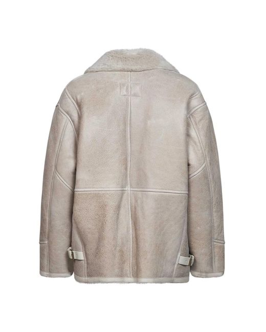 Isabel Marant Gray Leather Jackets