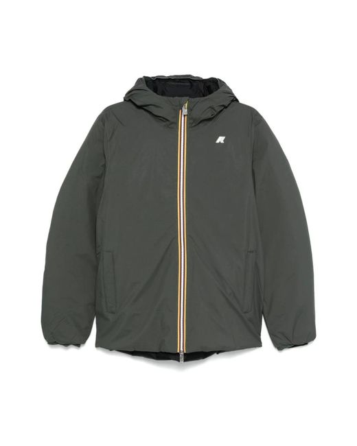 K-Way Gray Light Jackets for men