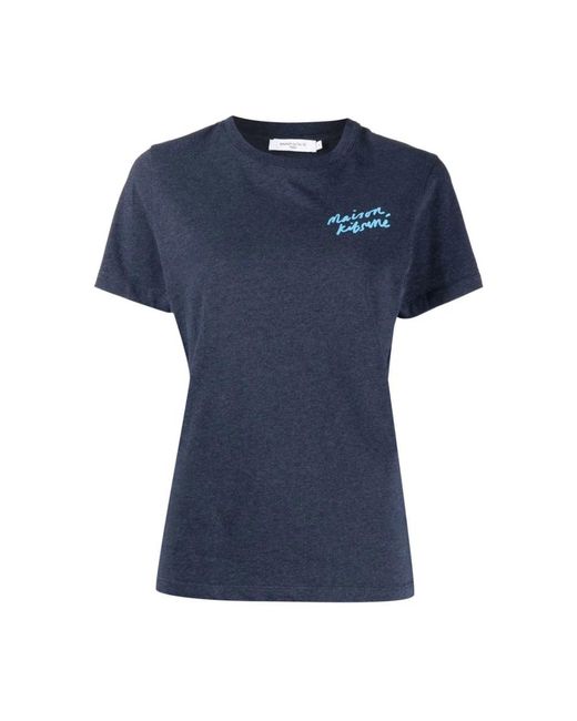 Maison Kitsuné Blue T-Shirts