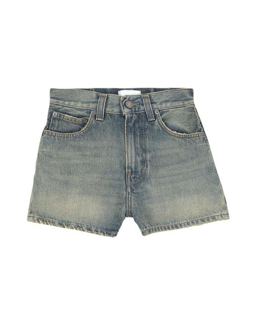 Haikure Gray Denim Shorts