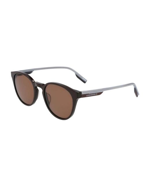 Converse Accessoires ,Grijs ,Grijze Acetaat Uv-Filter Zonnebril in het Brown voor heren