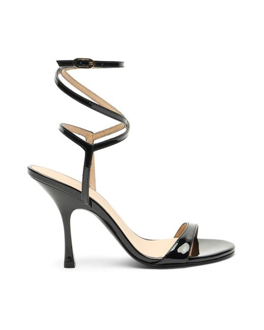 Stuart Weitzman Black Nudist Wrap 100