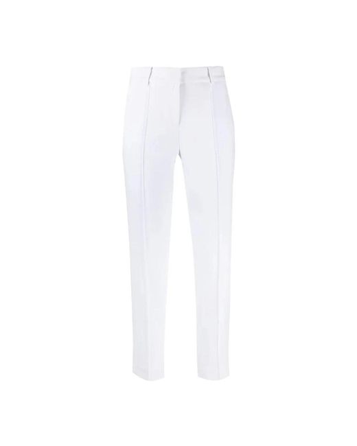 Michael Kors White Slim-Fit Trousers