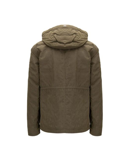 Herno Hooded Down Jacket in het Green voor heren
