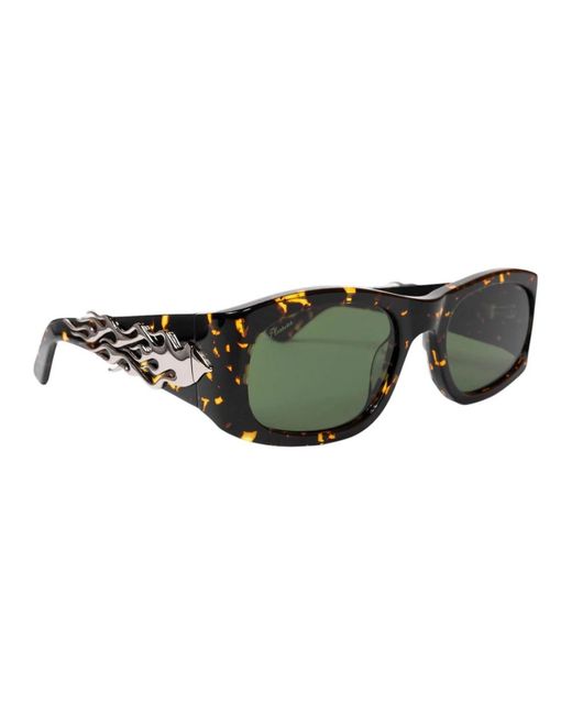 Pleasures Green Sunglasses for men