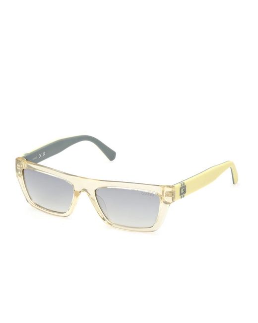 Guess Sonnenbrille gu00120 39c in Metallic für Herren