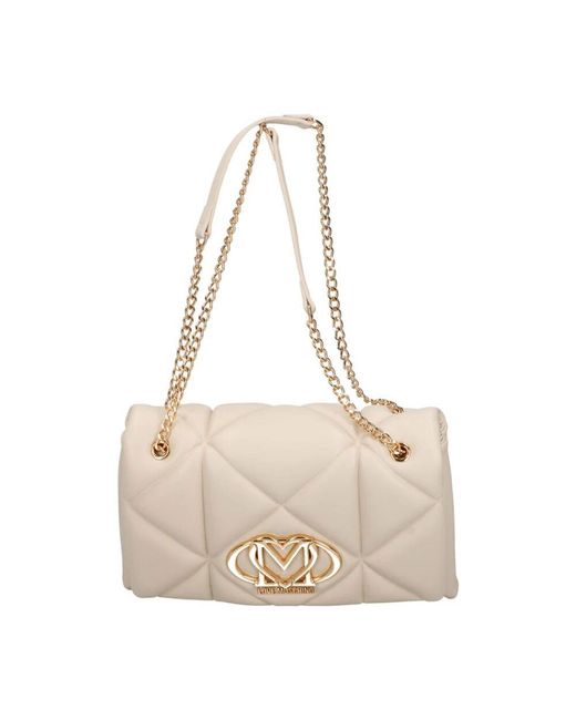 Moschino Natural Synthetische umhängetasche
