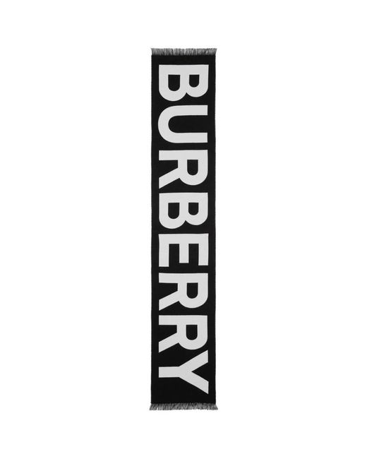 Burberry Black Winter Scarves for men