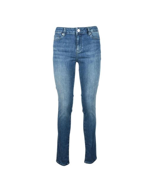 Skinny Jeans Love Moschino en coloris Blue