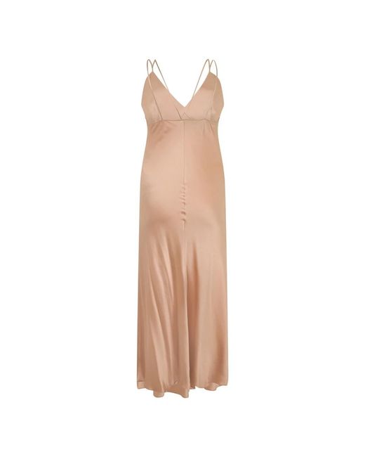 Maxi Dresses Alberta Ferretti de color Natural