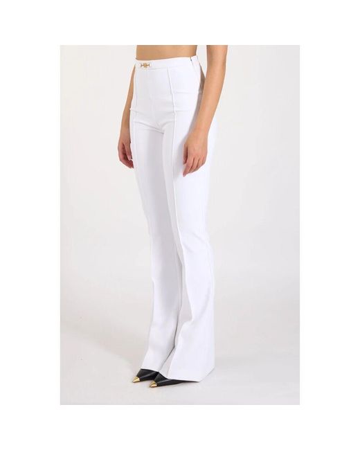 Wide Trousers di Elisabetta Franchi in White