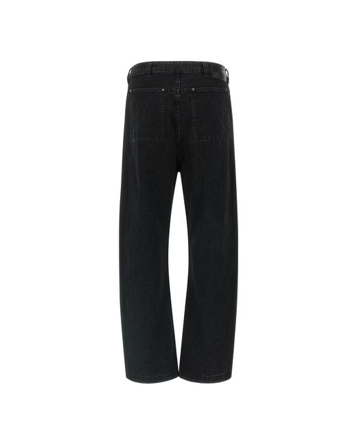 Entire studios Black Straight Fit Jeans for men